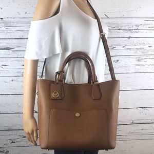 Michael Kors Leather Large Grab Bag